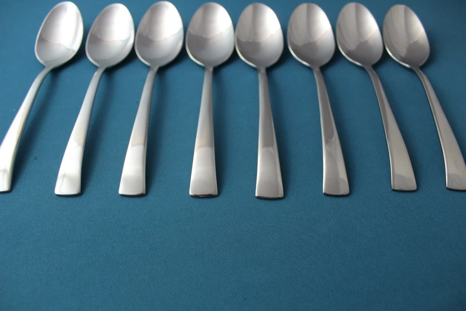 8 Oval Soup Spoons Zwilling J. A. Henckels BELLASERA Glossy 18/10 NEW 7 1/4" - Image 2 of 4