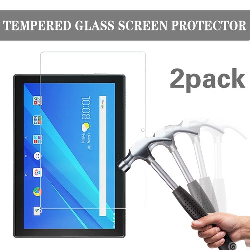 Paquete de 2 protectores de pantalla de vidrio templado para Lenovo TAB M10 10.1 TB-X605F/TB-X505 - Imagen 1 de 11