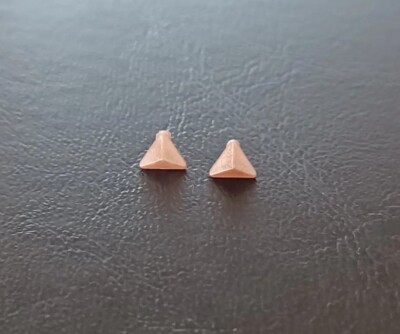 Lol Surprise OMG Doll NYE Queen Gold Triangle Stud Earrings