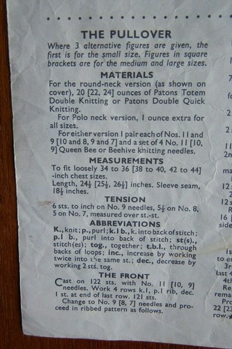 VINTAGE 1950's WOMAN'S DAY MEN'S SWEATER AND WAISTCOAT KNITTING PATTERN IN VGC - Picture 3 of 4