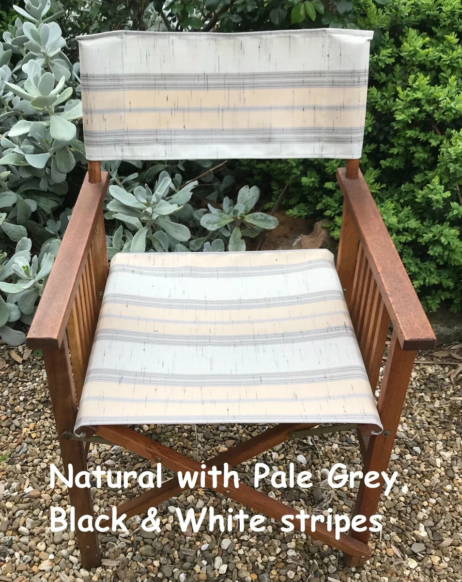 NEW CANVAS AUSTRALIAN MADE DIRECTOR CHAIR REPLACEMENT COVERS