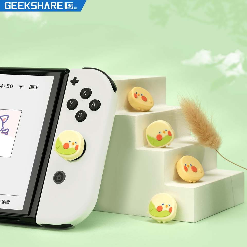 GeekShare Tappi Con Impugnatura A Pollice Per Nintendo Swch - Foto 6