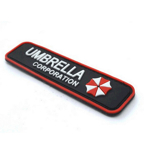 INSIGNIA PARCHE DE GANCHO MILITAR RESIDENT EVIL PARAMBRELLA CORPORATION 3D PVC - Imagen 6 de 7
