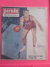 DON SCHLUNDT INDIANA basketball PARADE magazine The Scrantonian Dec 12 1954