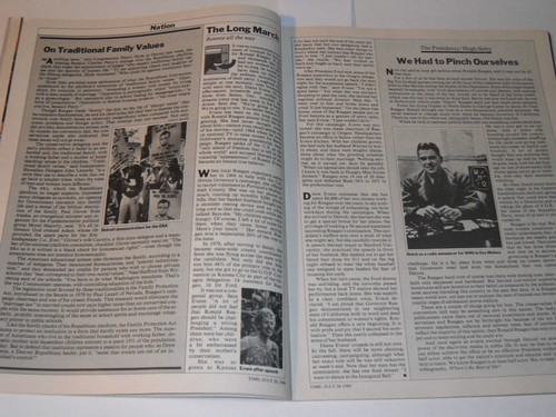 Time Magazine July 28 1980 Getting It Together Ronald Reagan George Bush - Picture 5 of 10