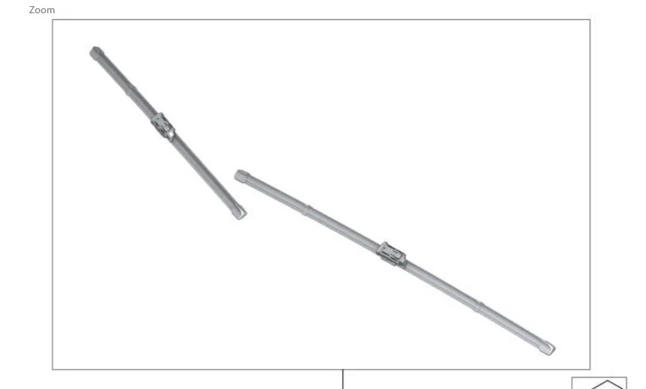 NUEVO PAR DE LIMPIAPARABRISAS DELANTERO PARA TOYOTA SUPRA 2020-2023 / GR SUPRA Foto 3 de 4