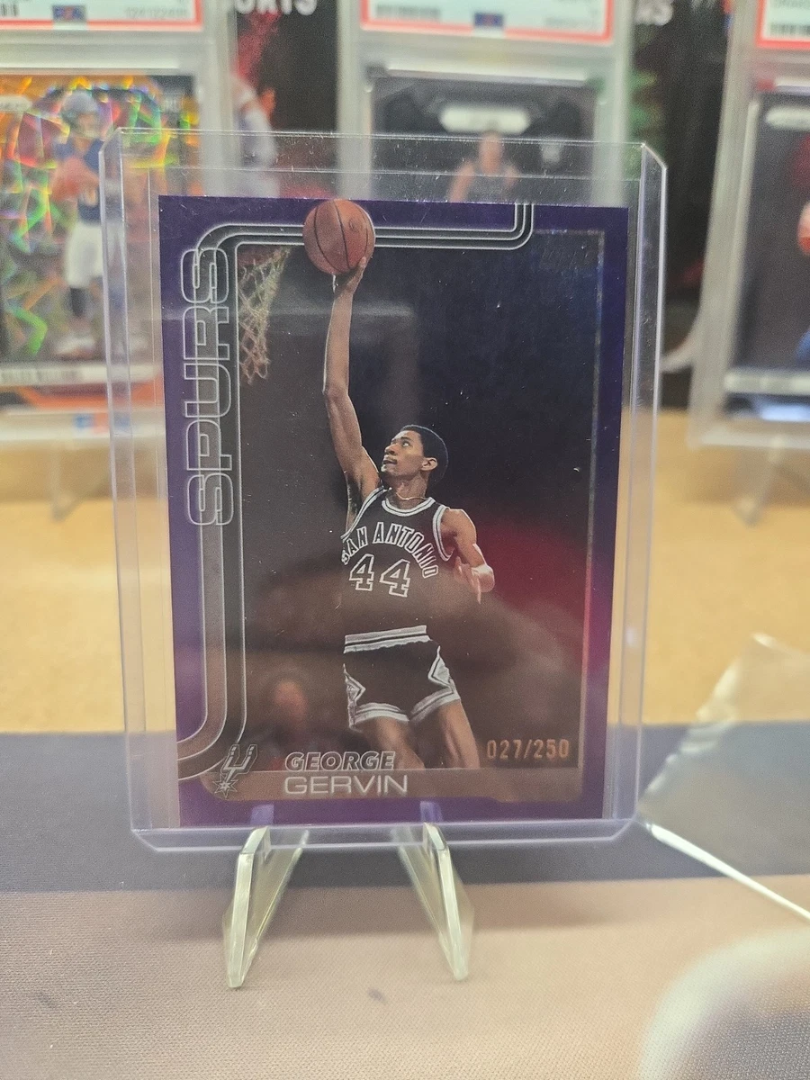 NBA ジョージ・ガービン フィギュア Topps George Gervin Basketball Serial Numbered Sports Trading