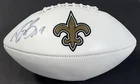Drew Brees Signed Saints White Panel NFL Football SB XLVI #9 Autograph Fanatics