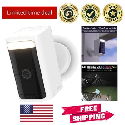 Integrated Spotlight Security Camera - 2.5K HDR Video with Alexa Compatibility