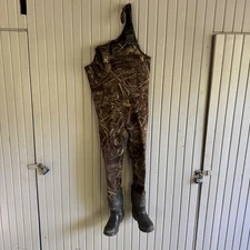 Lacrosse Super Brush Tuff Insulated Waders 700152 Camo Neoprene Suit M 7 W 9