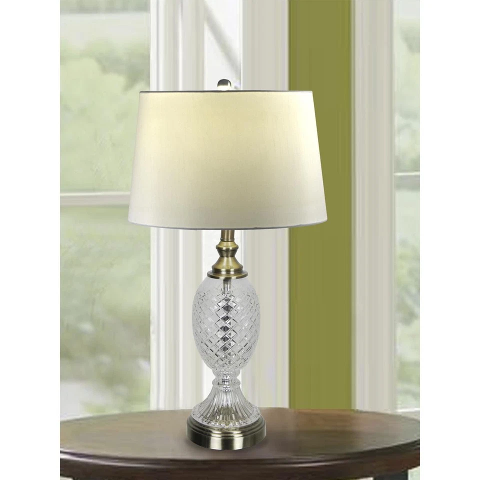 Lámpara de mesa Dale Tiffany GT22184 Retozo latón antiguo Foto 2 de 2