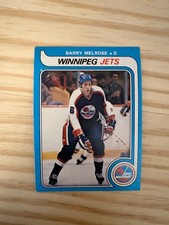 1979-80 O-Pee-Chee #386 Barry Melrose RC - Winnipeg Jets (invF1)