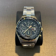 UNUSED Seiko ANA Limited Flightmaster 7T92-0CF0 SZER022 Quartz Chronograph h048