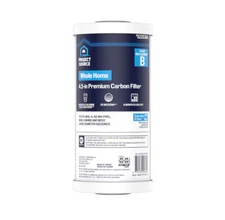 NEW Project Source Whole Home 4.5” Premium Carbon Filter B #5225364 6-Month