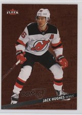 2025 Upper Deck Fleer Ultra Medallions Titan Achievement 65/75 Jack Hughes 2v8