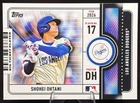 Shohei Ohtani 2026 Topps Big Ticket Player #17 Dodgers Insert DH Superstar