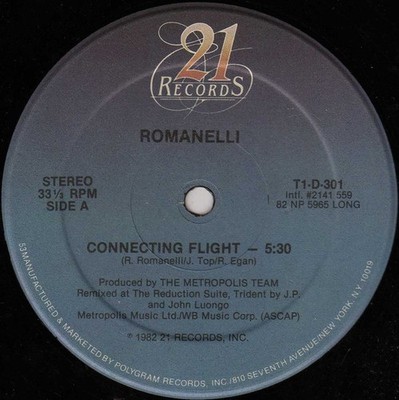 Roland Romanelli, Connecting Flight, (12'', 53 ), NM or M-, 3975771088