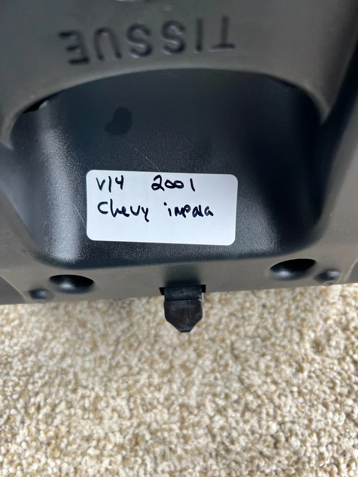 Chevrolet Impala 2000-2005 consola central gris vinilo canastilla reposabrazos tapa OEM Foto 3 de 3