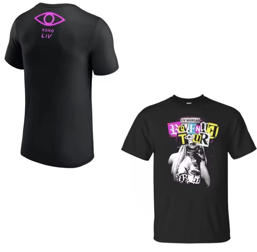 WWE Liv Morgan Cotton T‑Shirt | Multiple Styles & Sizes | Wrestling Fan Merch