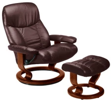 Stressless Chair with Swing Table & Ottoman