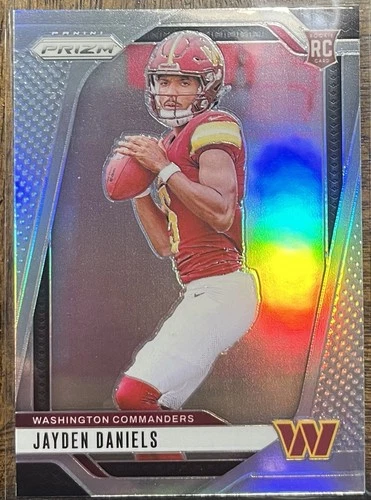 2024 Panini Prizm - Rookies Jayden Daniels #347 Silver Prizm (RC)