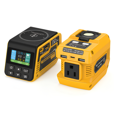 #ad 2 in 1 Power Station for Dewalt 20V Battery 300W DC Regulator 220W AC Inverter $82.98