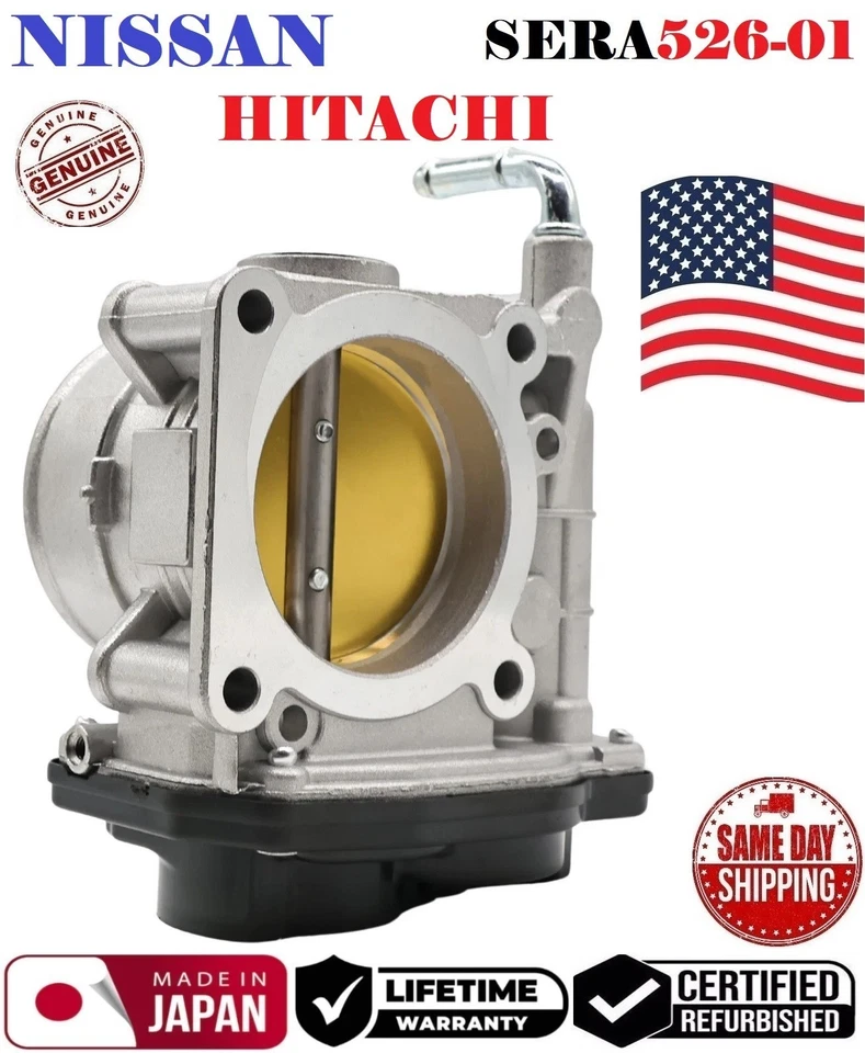 ✅ GENUINE HITACHI Throttle Body For 2007-2013 NISSAN Altima Sentra Rogue #526-01 Foto 3 de 3