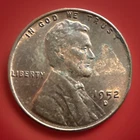 1952-D RB BU Lincoln Wheat Cent “Actual Coin" FAST SHIPPING 1489