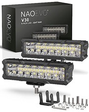 6 Inch LED Light Bar, 50W 4000LM LED Fog Lights, Spot Flood Combo for White