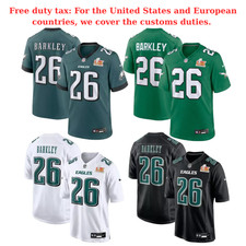 YOUTH Saquon 26 Barkley Super Bowl LIX All Colors Stitched Jersey