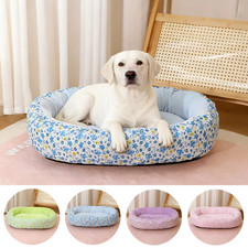 Summer Soft Small Dog Sofa Bed Comfortable Flower Cute Medium Dog Bed