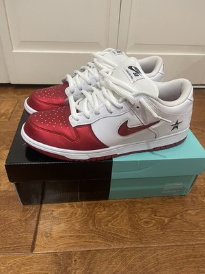 Nike SB Dunk Low Supreme Jewel Swoosh Red Size 10.5 CK3480 600 Varsity Red