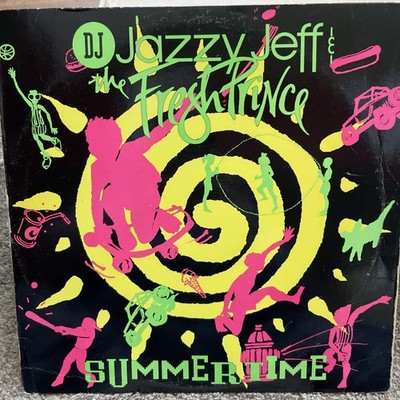 DJ Jazzy Jeff & The Fresh Prince Summertime 12 Inch Vinyl Excellent