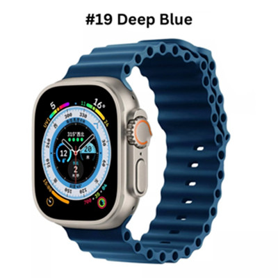 Silikon Armband Sport LOOP Ocean für Apple Watch Ultra 11 10 9 8 7-1 -38-49 mm