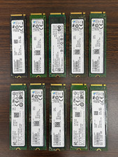 Lot of 10 Mixed 256GB M.2  NVMe PCIe SSD Mix Brand