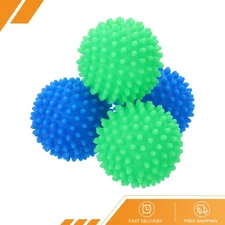4pack Reusable Laundry Dryer Ball for Fabric Softener Blue and Green