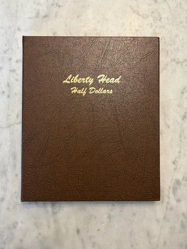 Dansco Barber Half Liberty Head Half Dollar Archival Album 1892-1915 #7150