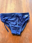Speedo Men's Swimsuit Brief PowerFlex Eco Solar, SIZE 28 Navy Blue NWOT