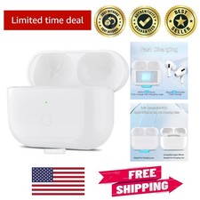 Stylish White Replacement Case for AirPods Pro 1 2 - Quick Pairing  Charge