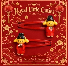 Kawaii Sanrio Hello Kitty Pompompurin Kimono Japanese Hair Snap Barrette Clips