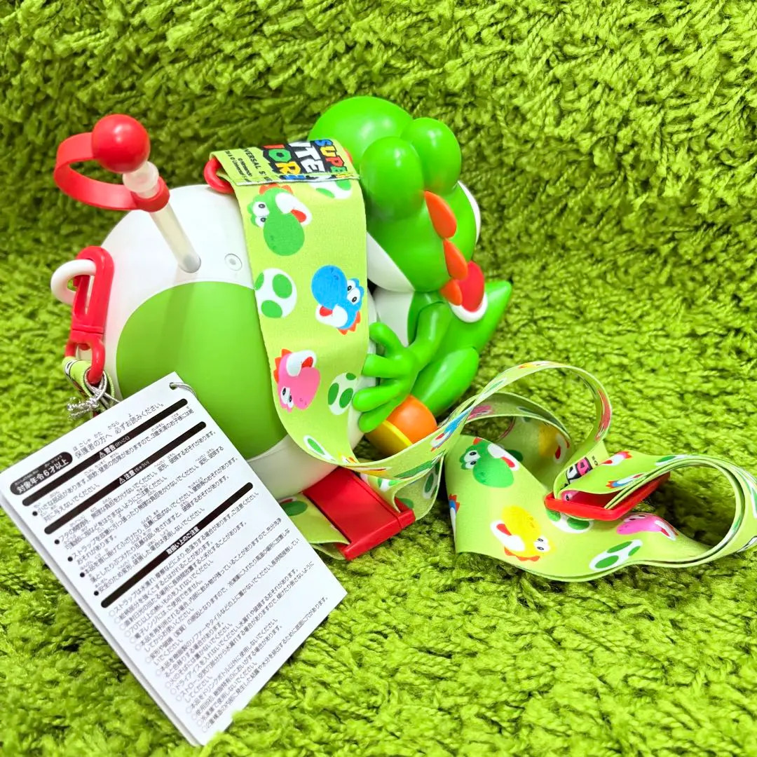 Universal Studio Japan Yoshi Water bottle Straw Toy Super Nintendo
