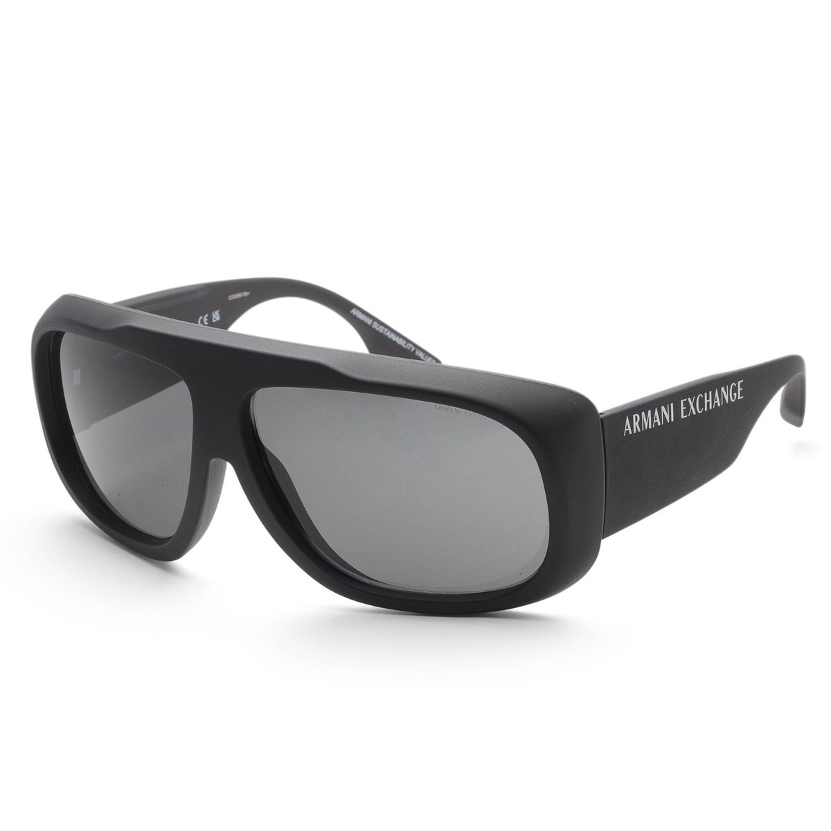 Armani Exchange Men's 67mm Matte Black Sunglasses AX4143SU-808787