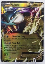 Raikou EX 38/108 Dark Explorers 2012 Ultra Rare Holo Pokemon Card HP