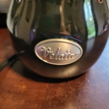 Velata Fun Fondue Aubergine Warmer Black.
