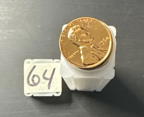 1964 Lincoln Wheat Penny Cent - Proof Roll