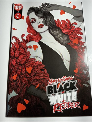 #ad Harley Quinn: Black White Redder #6 2024 9.4 NM Jenny Frison Cover DC Comics $15.00