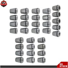 ER32 Collet 45Pcs Set Accurate by 16th and 32nd & Metric 2-20mm for CNC Milling