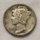 Tough Higher-Grade 100% Original Surfaces XF 1924-S MERCURY DIME