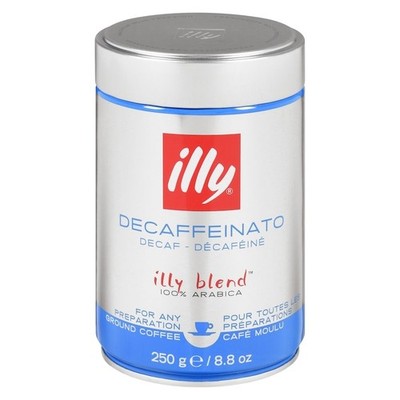 Illy Decaffeinato Ground Coffee Decaf