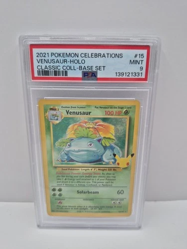 Venusaur Classic Collection Celebrations: Classic Collection 15/102   PSA 9